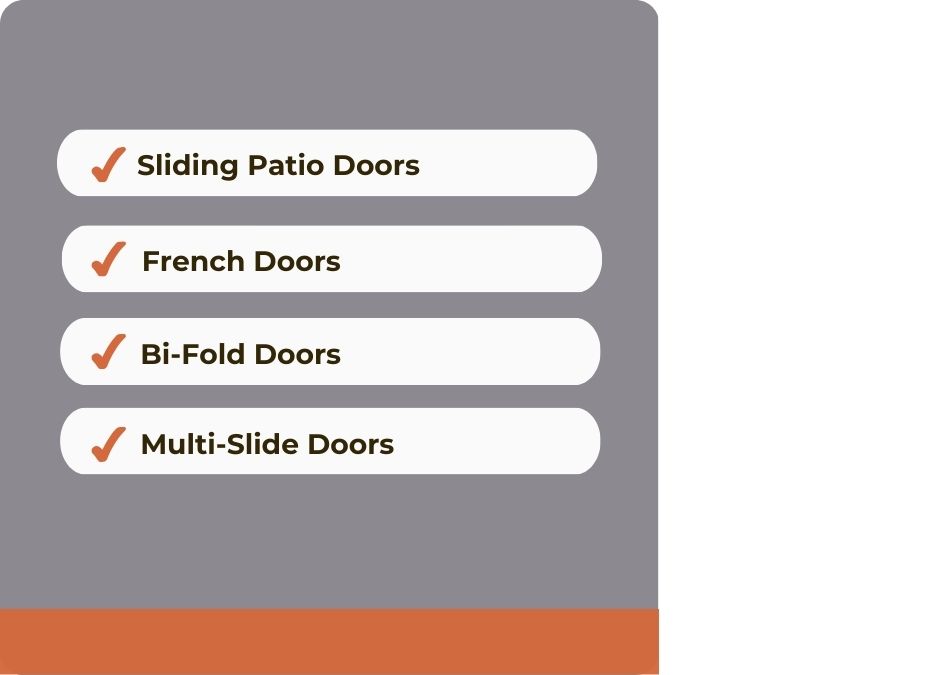 Different Types of Patio Doors